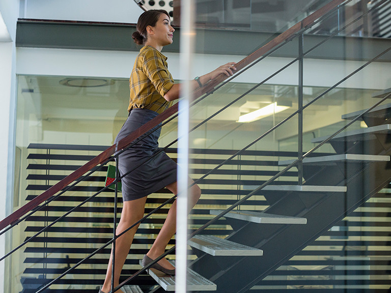 Woman on Stairs