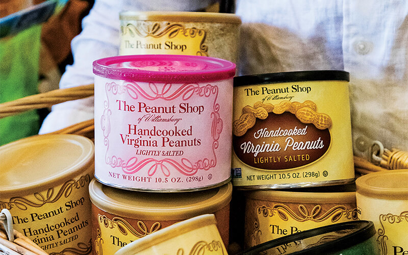 Tins of peanuts
