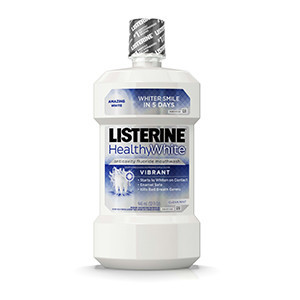 Listerine Healthy White Vibrant Multi-Action Mouthwash