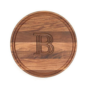 BigWood Boards Round Walnut Cheese Board